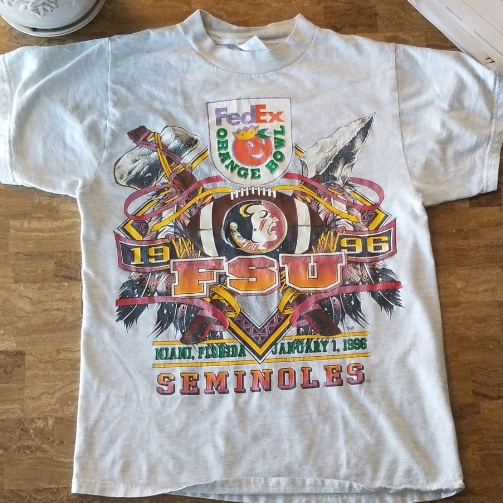 Vintage 90s FSU Seminoles Orange Bowl Tshirt